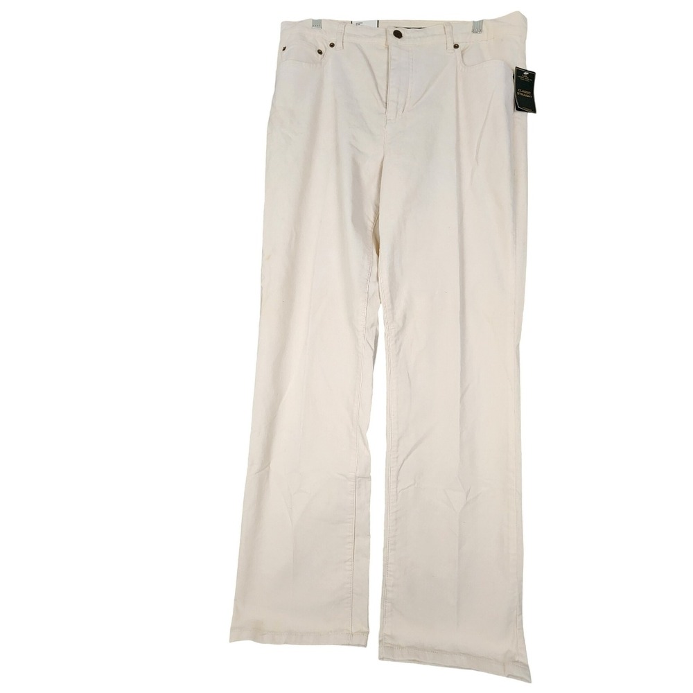 LRL Lauren Jeans Co.‎ Ralph Lauren Classic Straight Slimming Corduroy Pants 16